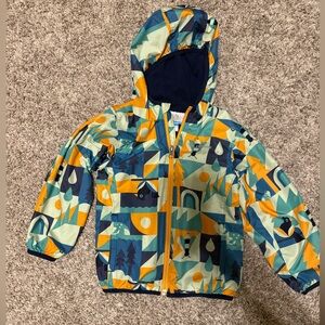 Columbia fleece lined rain jacket